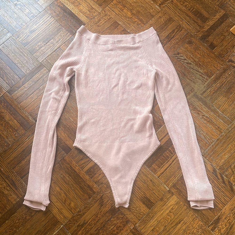 Free People Intimately Off Your Game Bodysuit Frosted Mauve - Picture 5 of 8